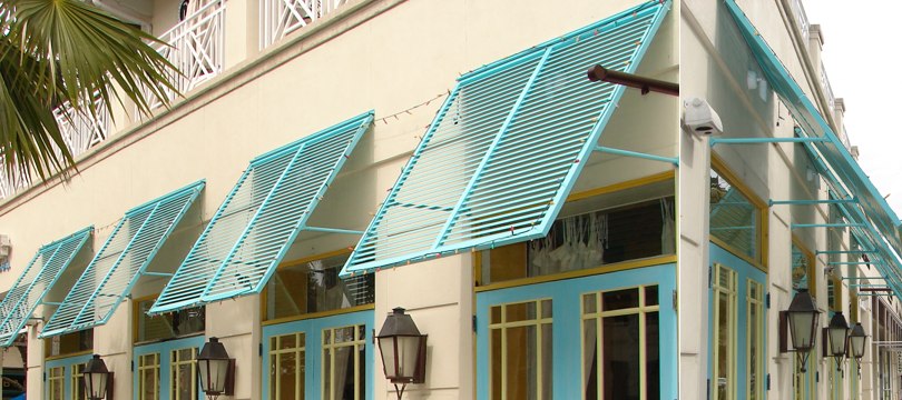 Exterior aluminium shutters