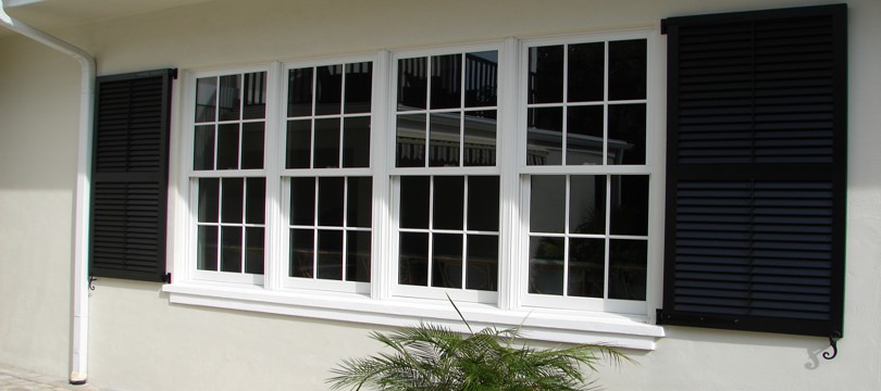 Exterior Aluminium bahama shutter