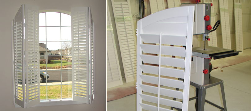 Custom interior shutters