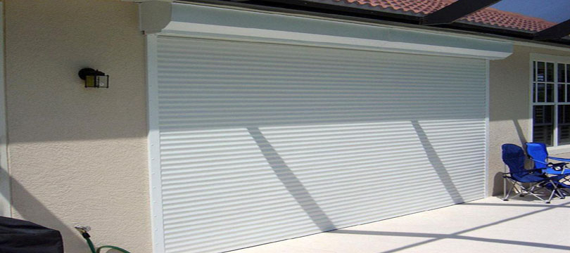 Roll down hurricane shutters