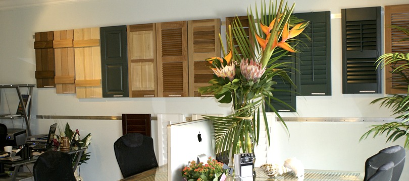 Lake Oswego shutters showroom - interior